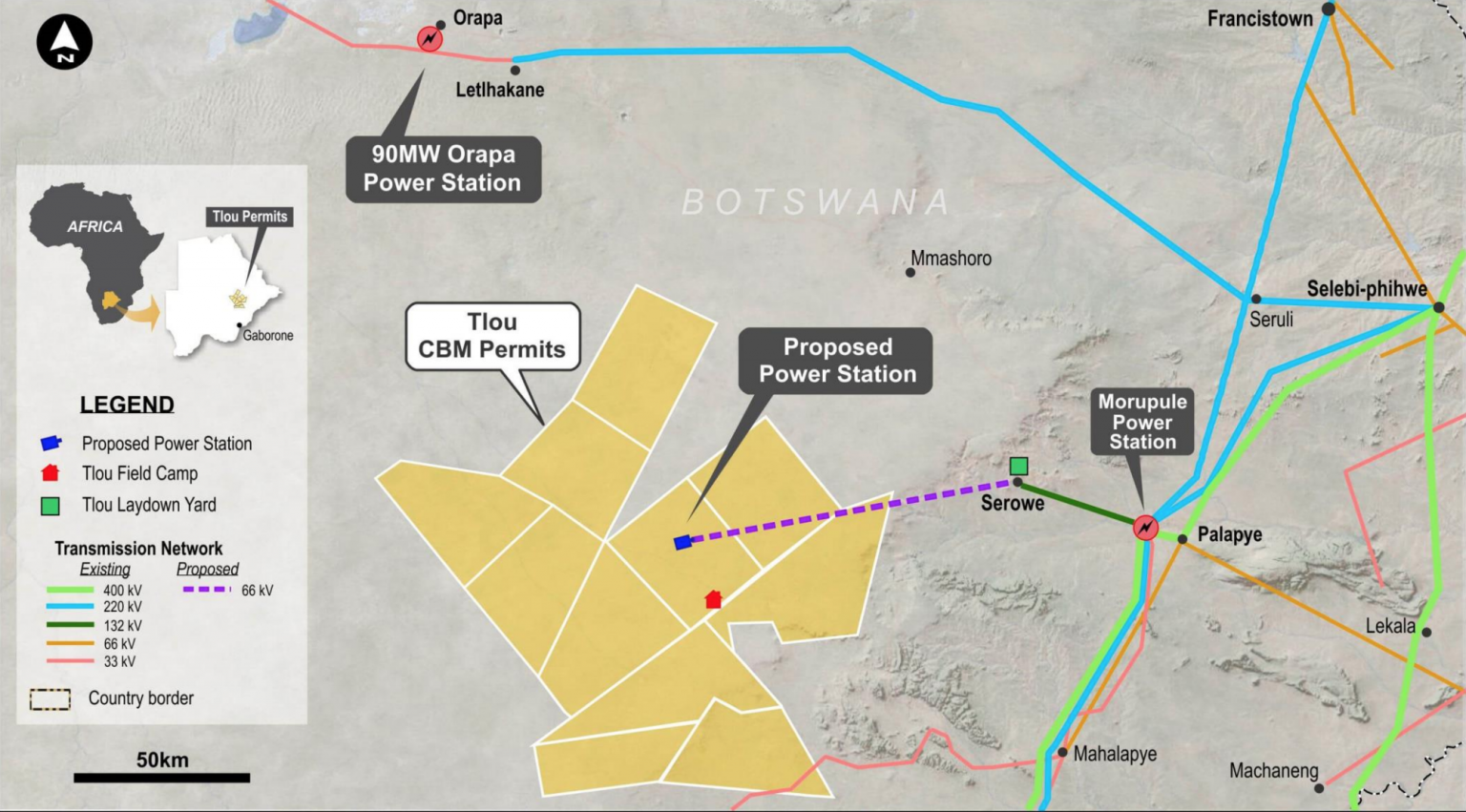 Tlou Energy signs PPA with Botswana Power Corporation takes one more