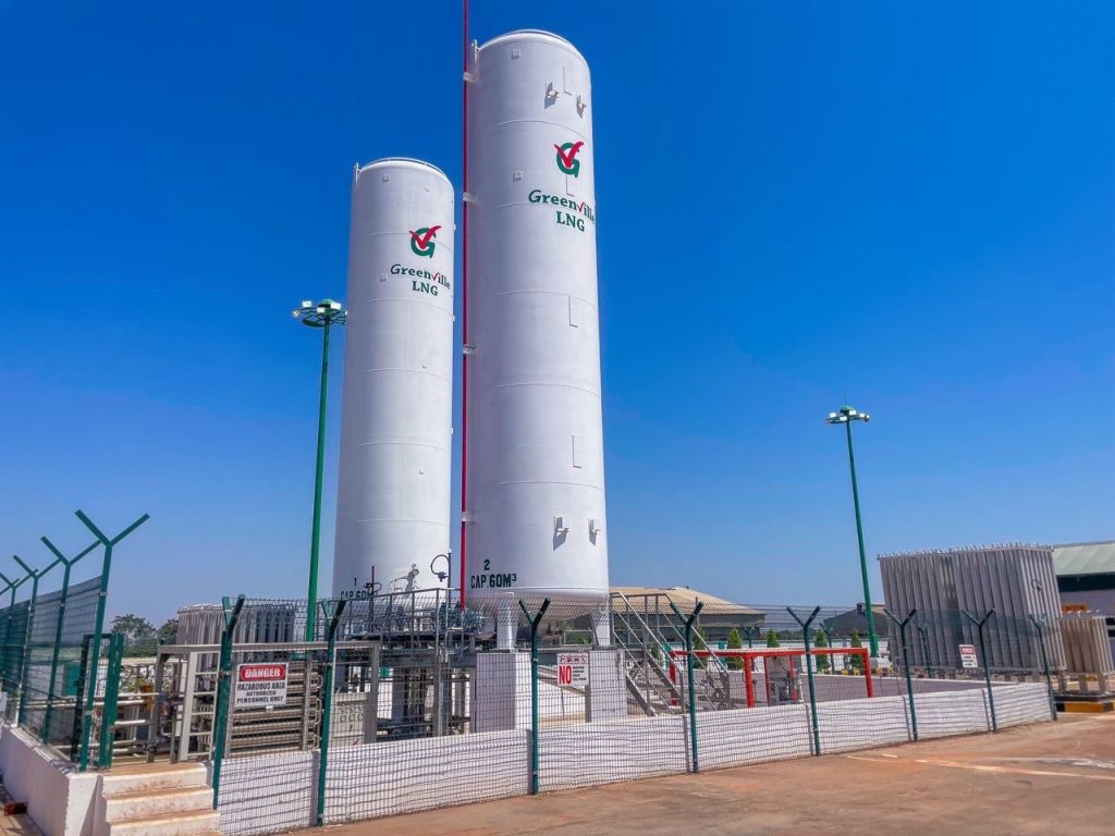 Greenville's Liquefied Compressed Natural Gas (L-CNG) station in Kaduna state, northwestern Nigeria.