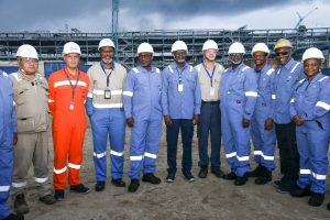 The ongoing construction of the Train-7 project being undertaken by the Nigeria Liquefied Natural Gas(NLNG) at Finma, Bonny Island currently engages 8,300 Nigerians of diverse skill sets.